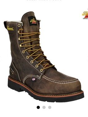 Thorogood Men's 8" Steel Toe WP Moc Toe Work Boot (U.S.A.) 804-3898
